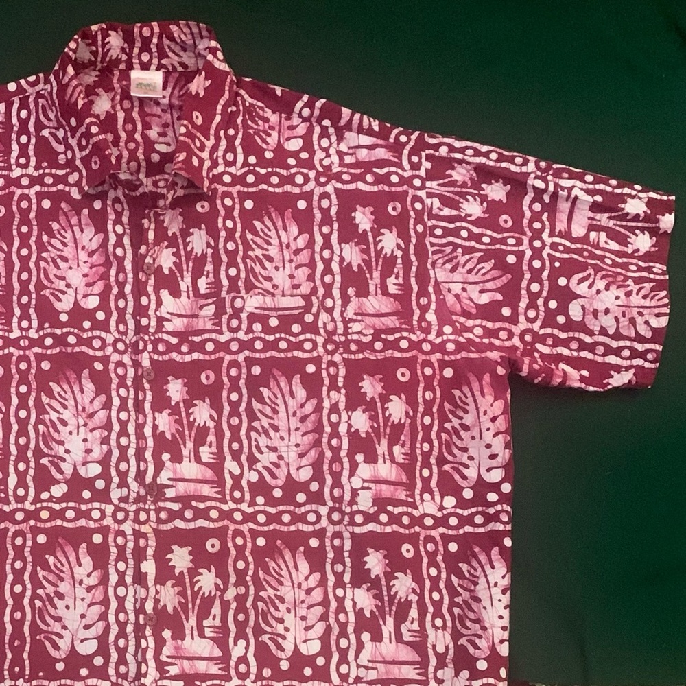 HAPPY BAY SS 100% Cotton Tropical Shirt